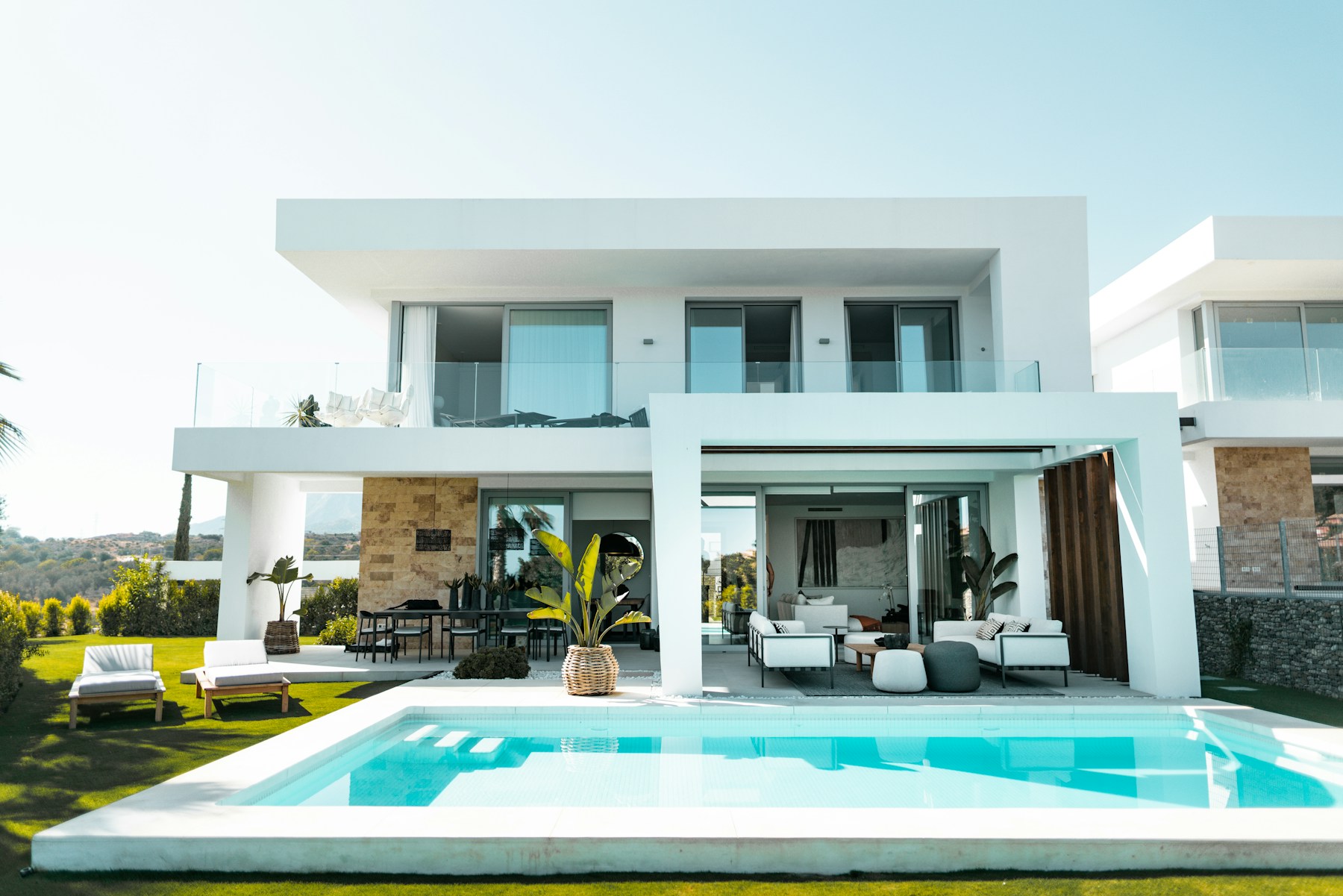 Modern Kigali home with a leafy garden and private pool